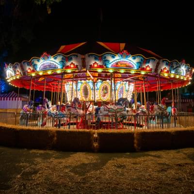 The merry go ‘round at Haunt O’ Ween